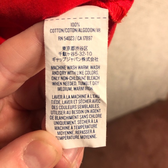 NWOT Red Old Navy Long Sleeved Tie Dress!! - Picture 4 of 5